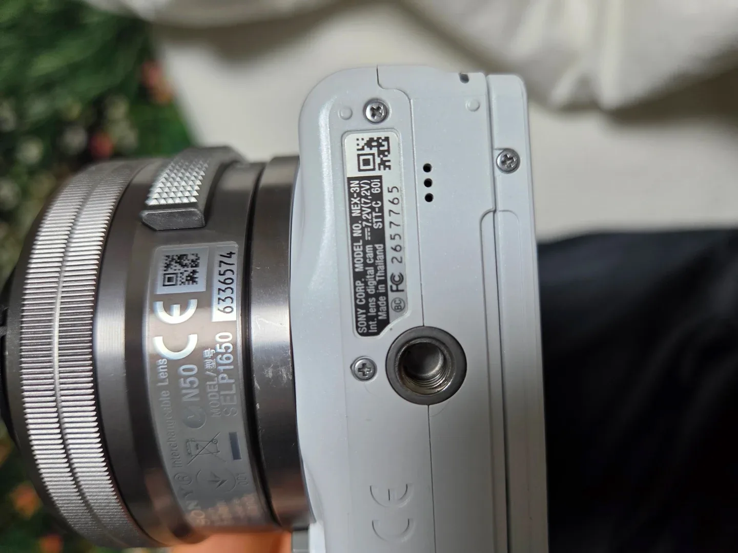 소니 미러리스 카메라 화이트 Sony NEX-3N