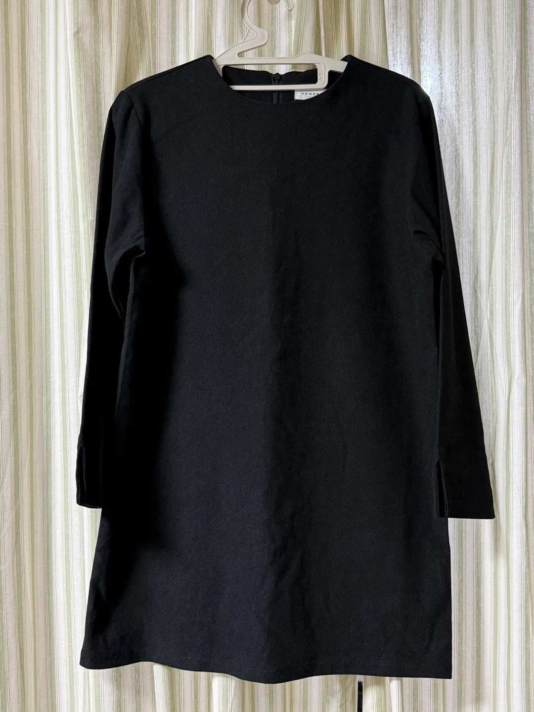 블랙 미니 원피스