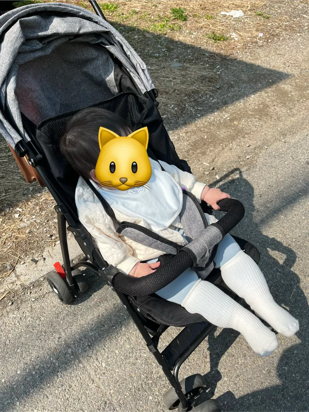 휴대용 유모차 블랙