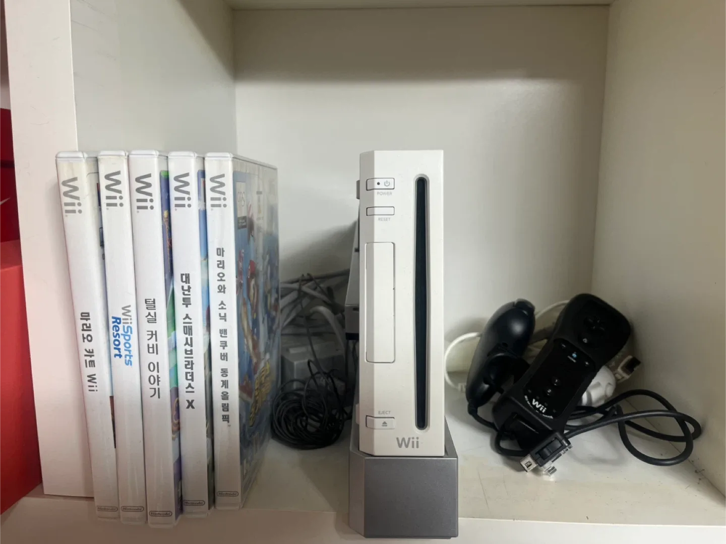 Ds교환가능) 닌텐도 위 2인용 + 게임 5개