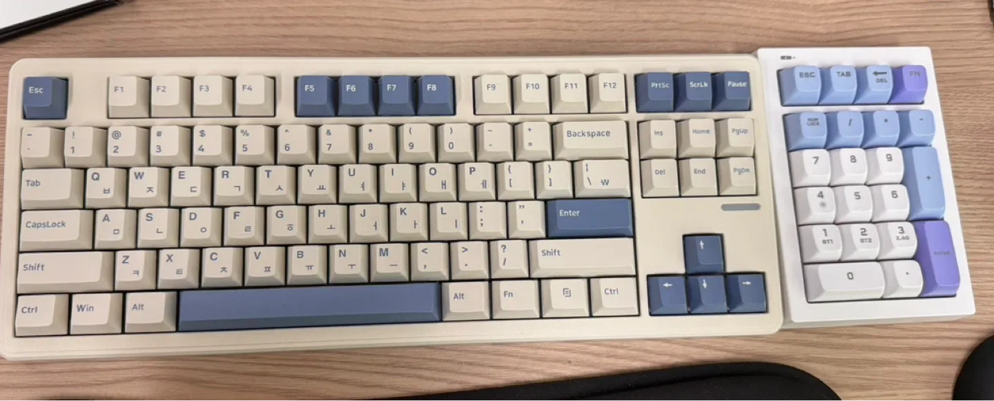 몽돌키보드+지클릭커숫자패드