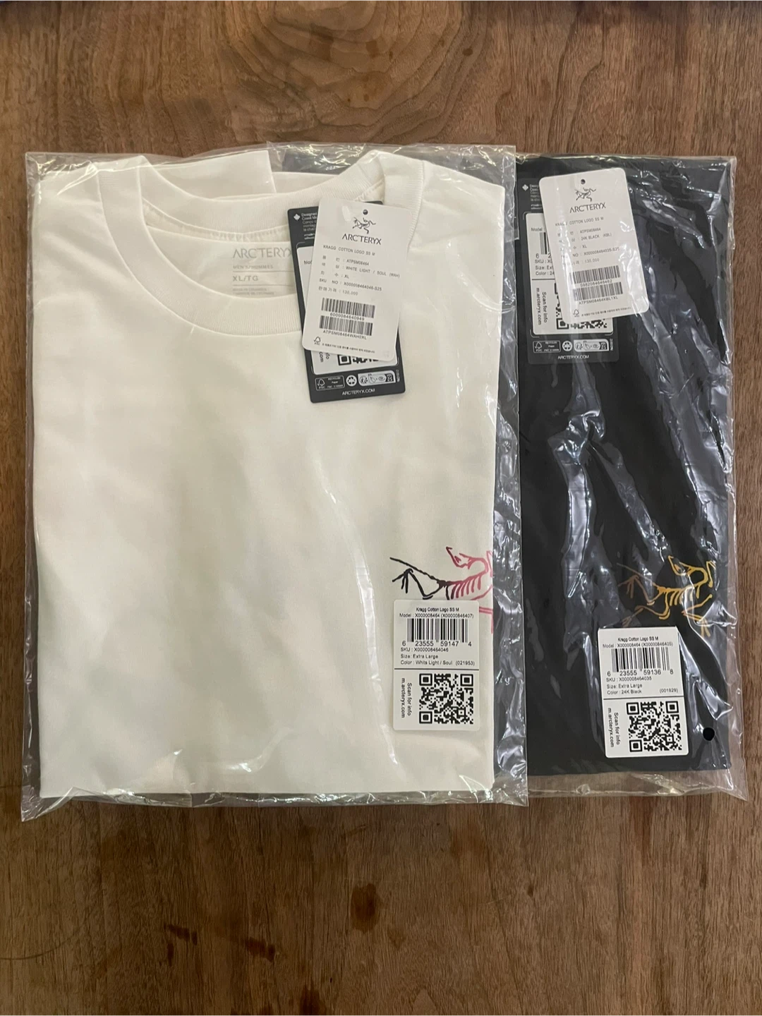 아크테릭스 반팔티 2장 (XL/TG)