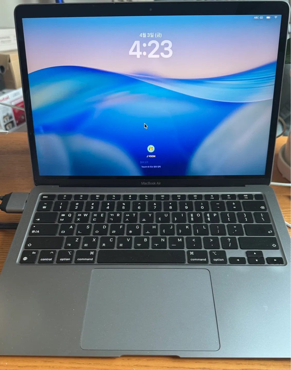 맥북 에어 M1 스페이스 그레이