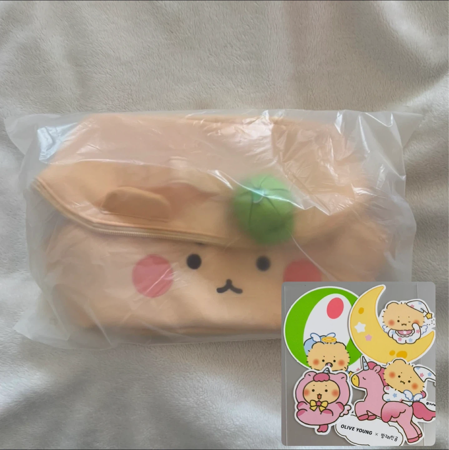 (미사용)올리브영 망곰 오거나이저백