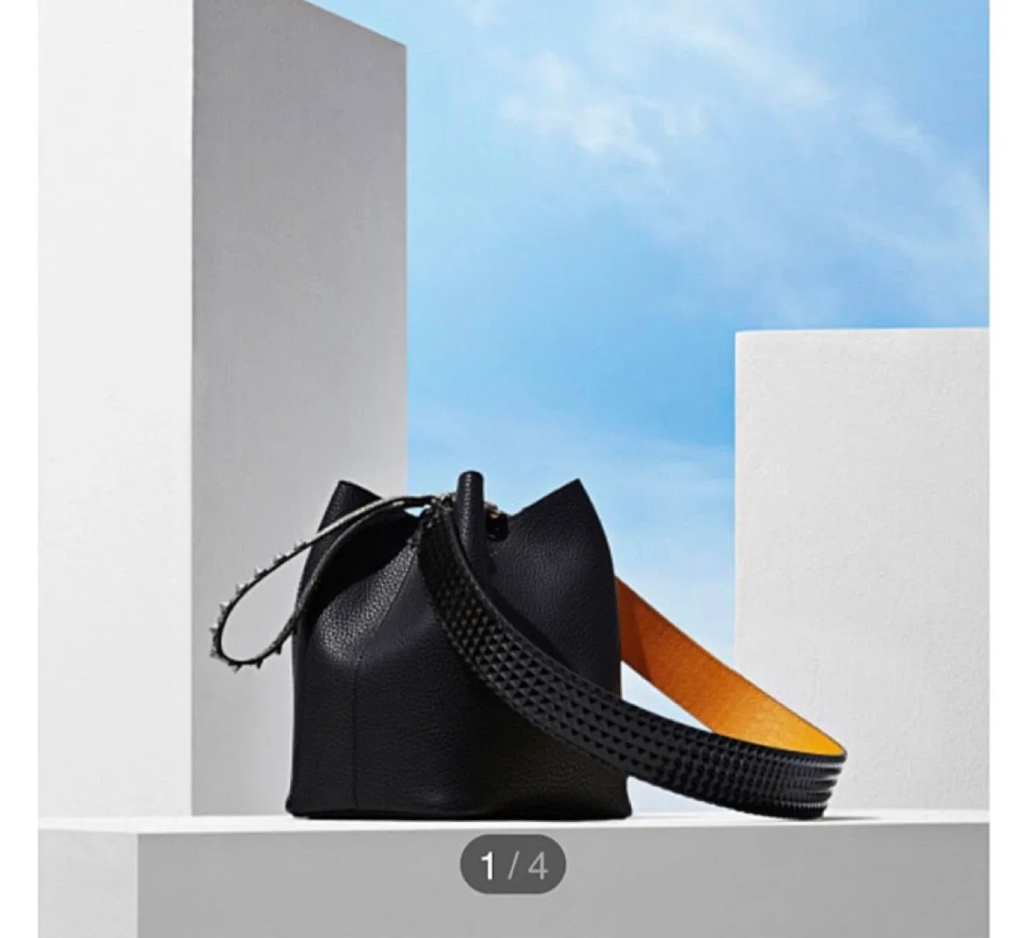 파인드카푸어 핑고백 블랙 버킷백