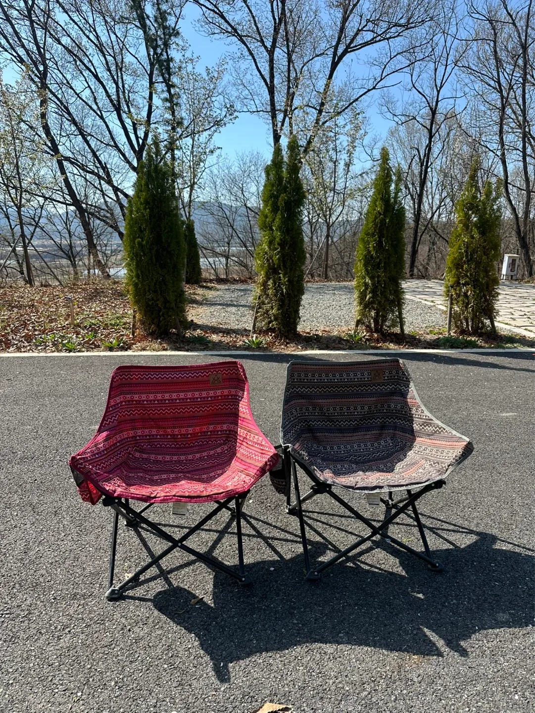 카즈미 캠핑 의자 2개 일괄