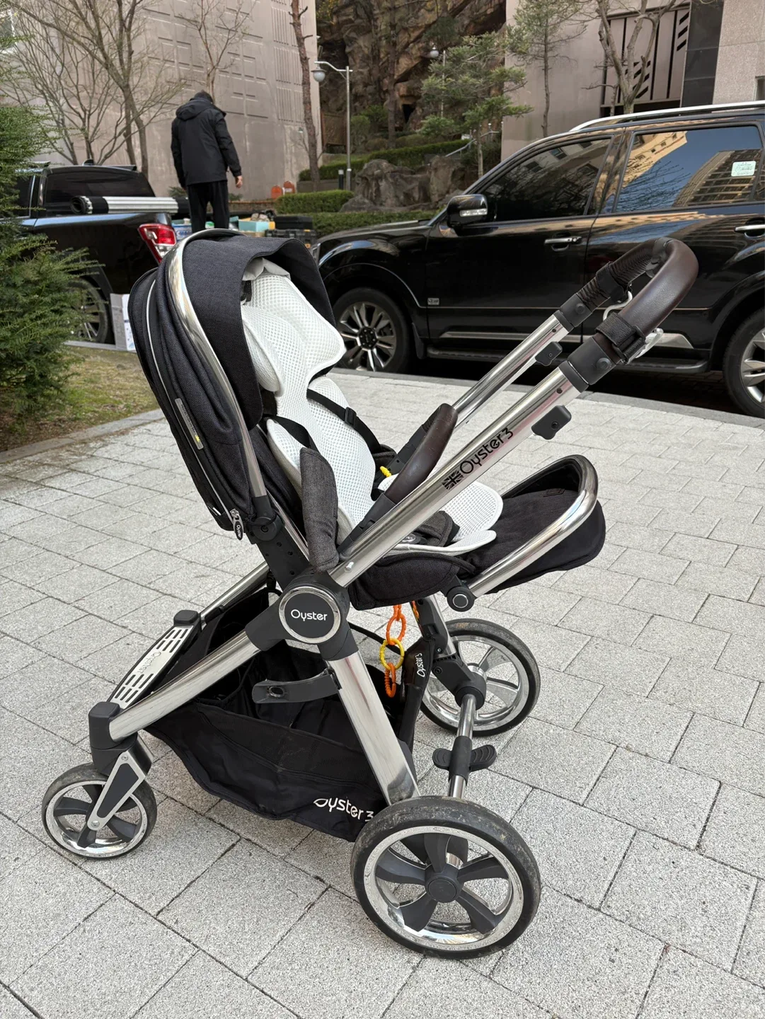 오이스터3 유모차 블랙