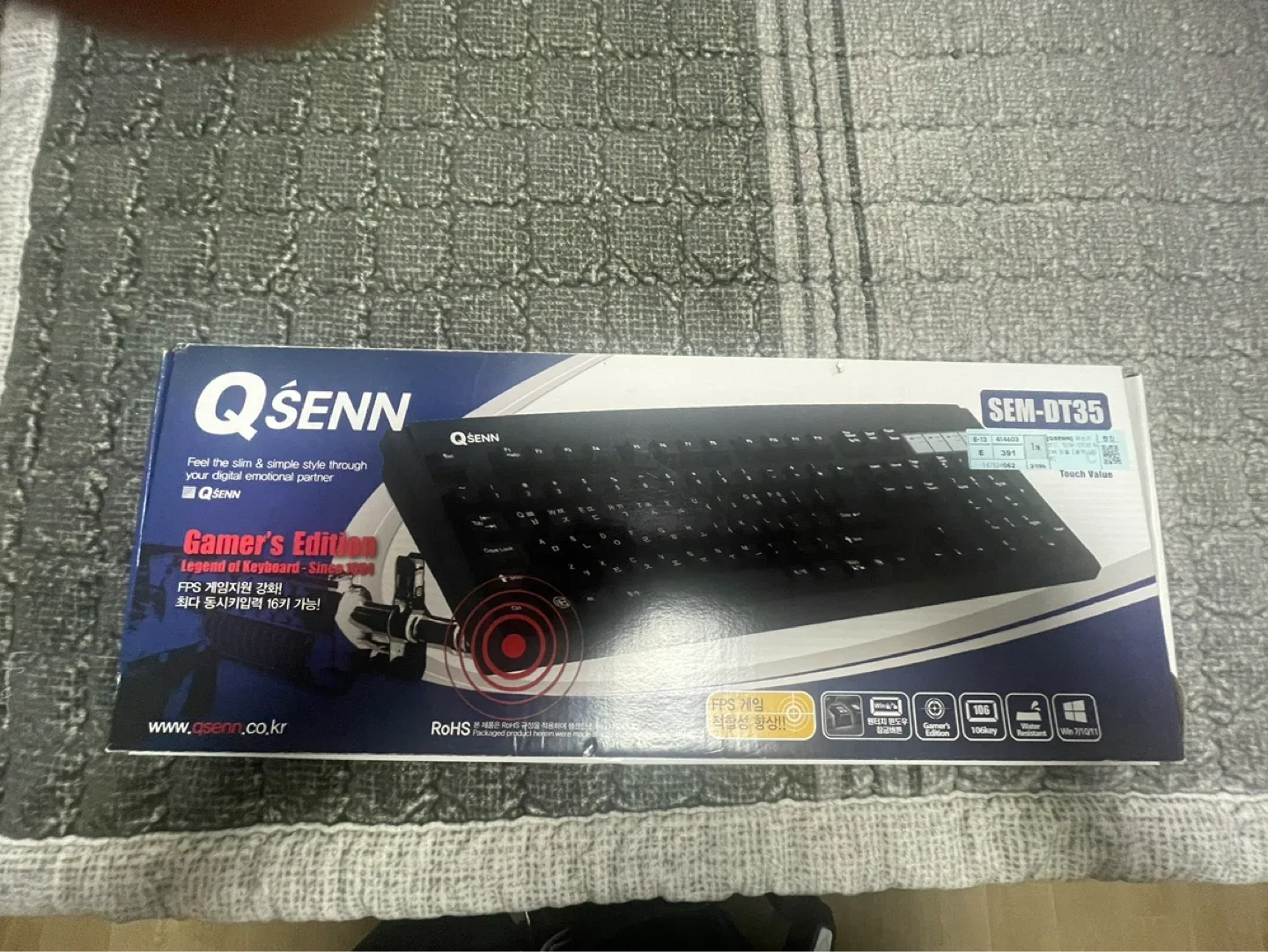 큐센 SEM-DT35 게이밍 키보드