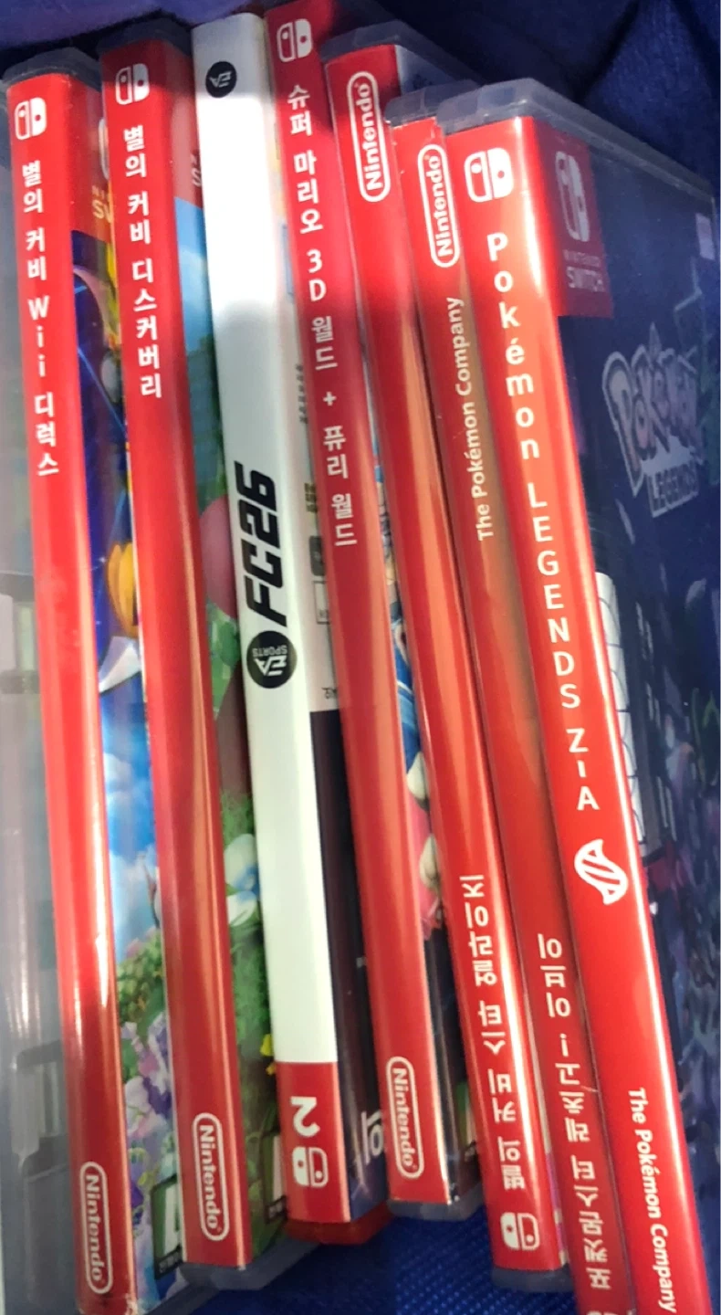 닌텐도 스위치 게임 타이틀 중고 팝니다 (많아요 택배가능)
