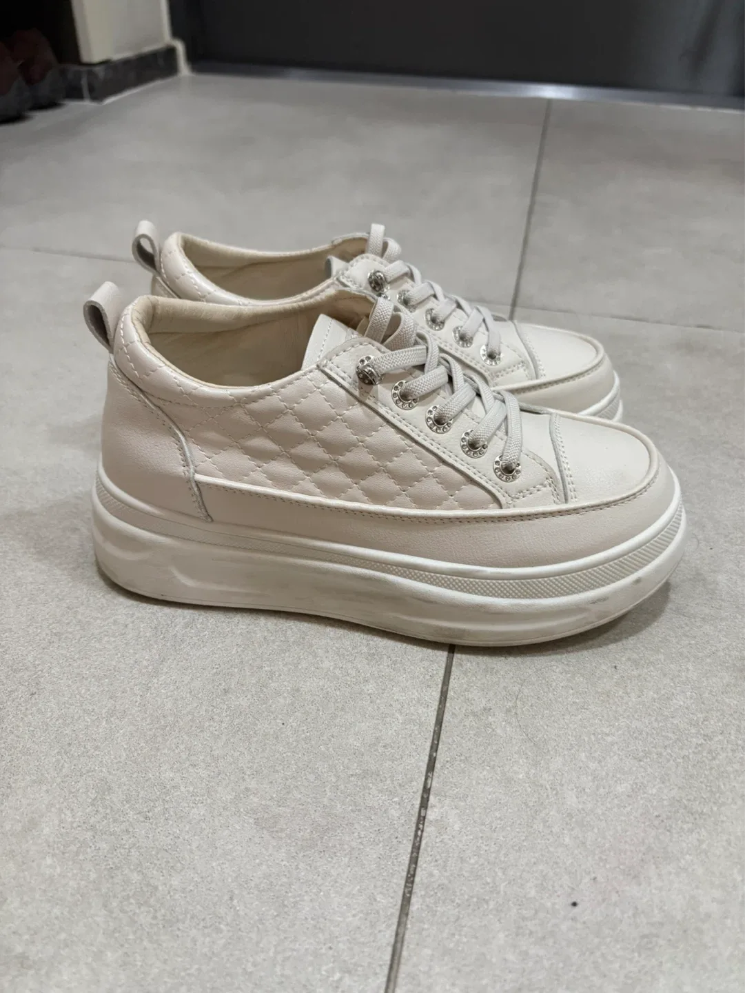 여자 캐주얼 키높이 신발 / 225