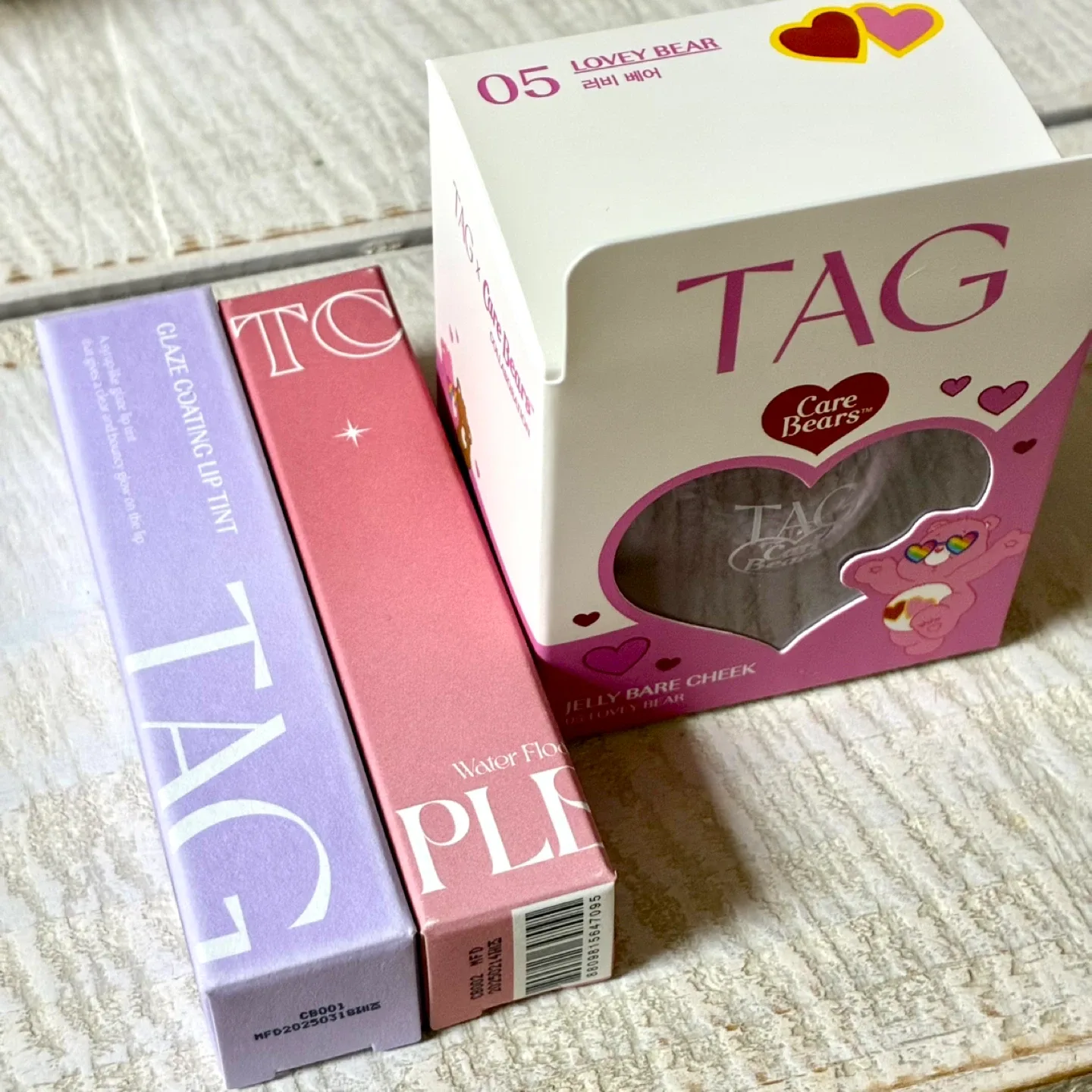 새상품(일괄)틴트2+젤리베어 치크1(태그,투쿨포스쿨)화장품