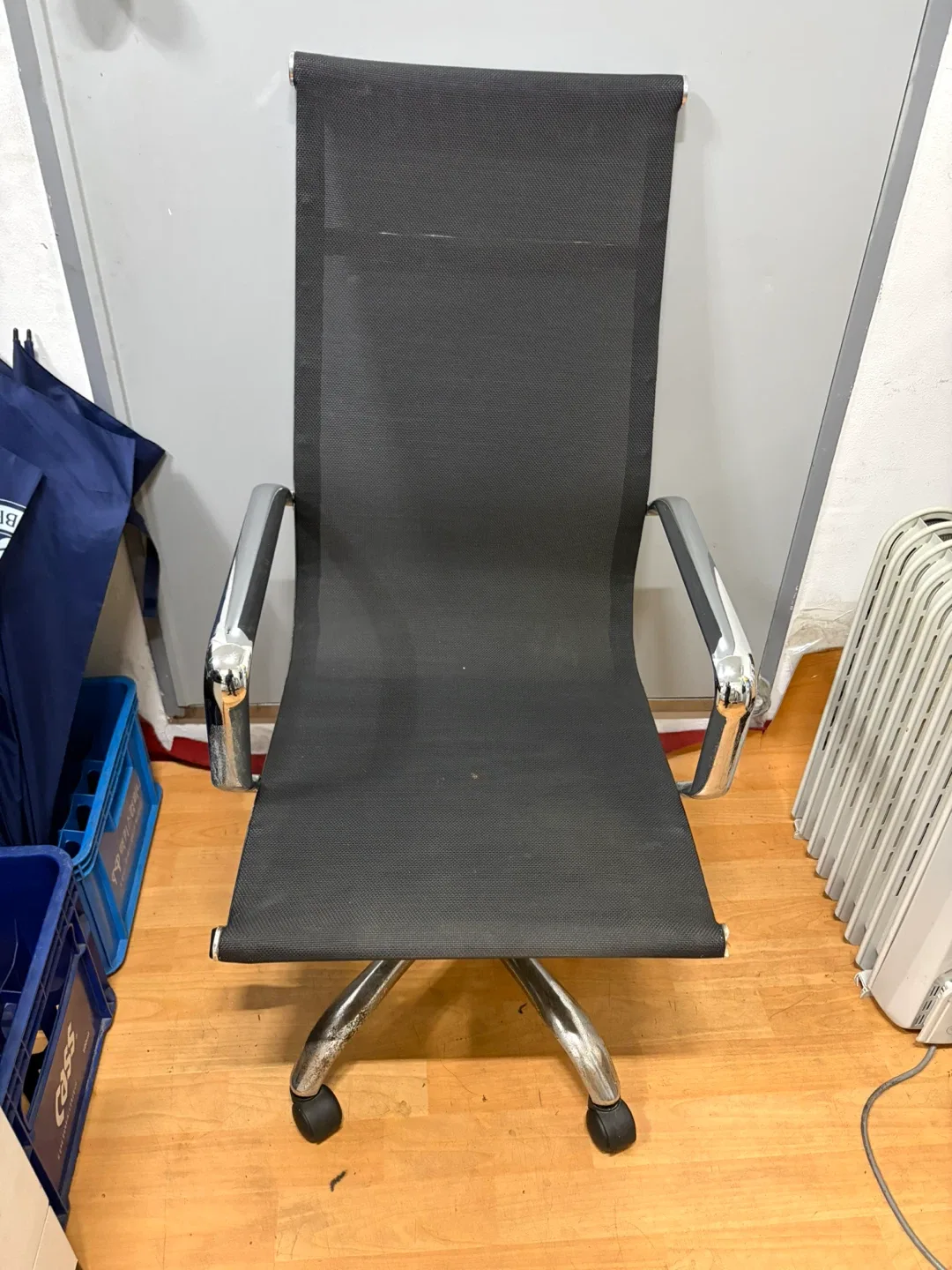 블랙 메시 사무용 의자