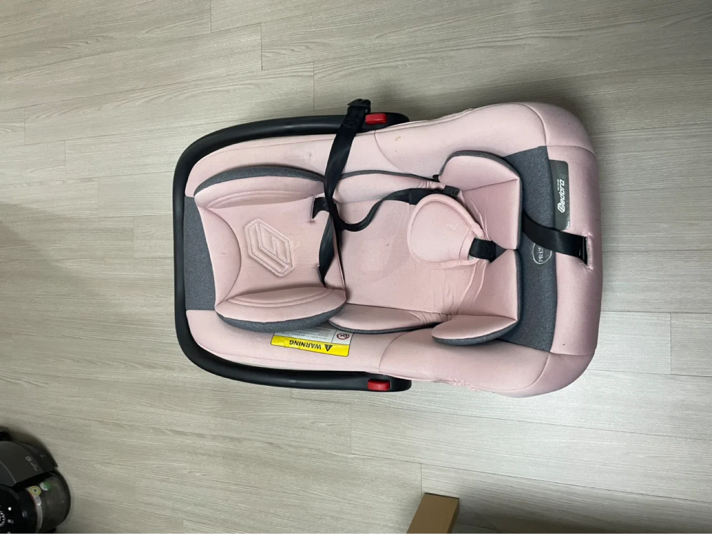 페도라 신생아 바구니 카시트 핑크