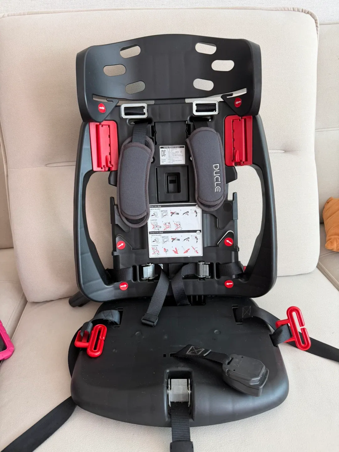 순성 듀클 빌리 휴대용 카시트 (블랙)