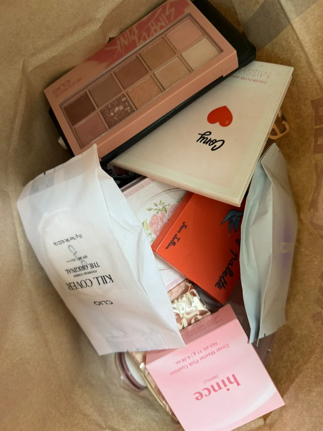 화장품정리 30만원치