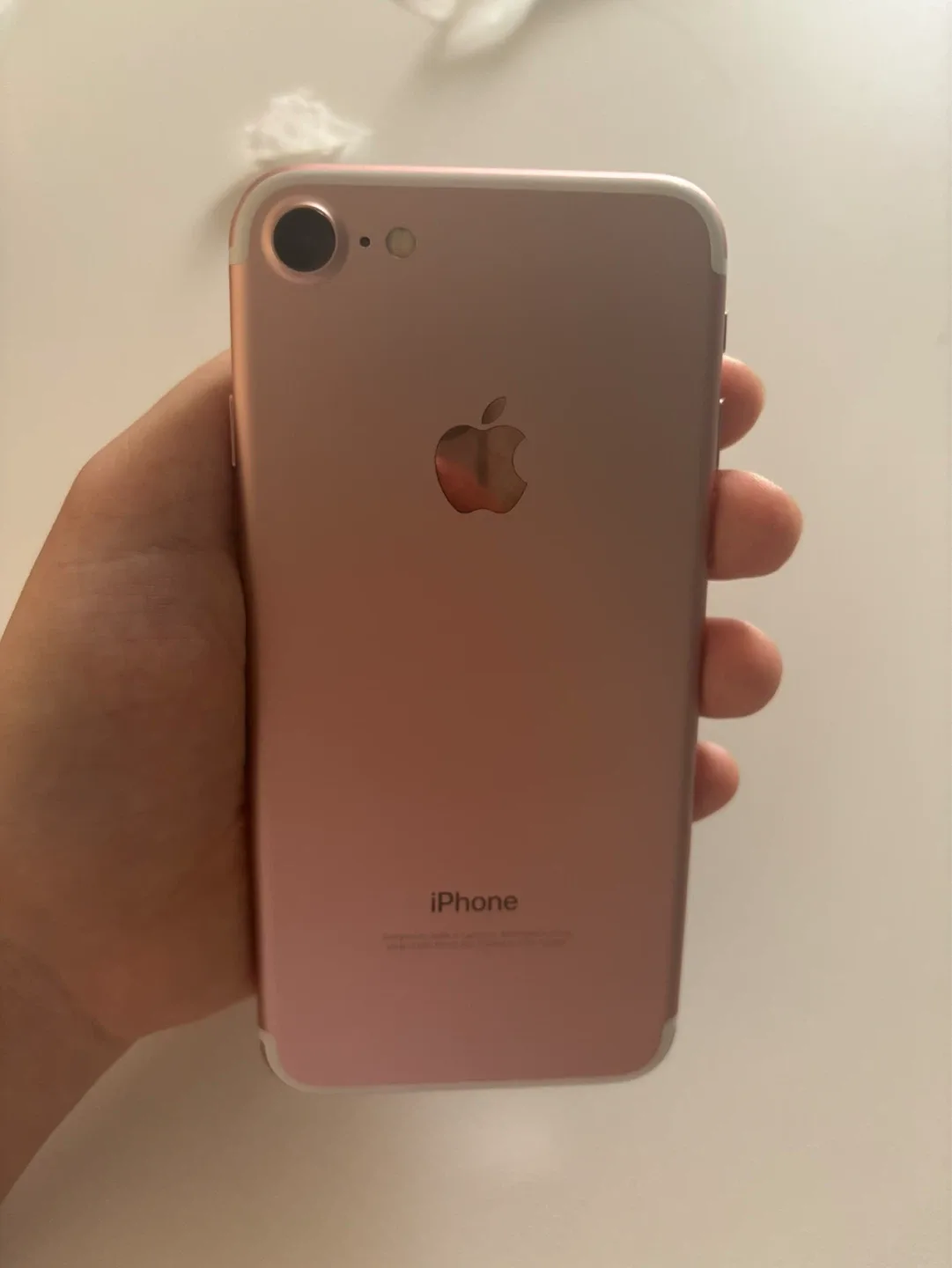 아이폰7 로즈골드 128GB 배터리 100