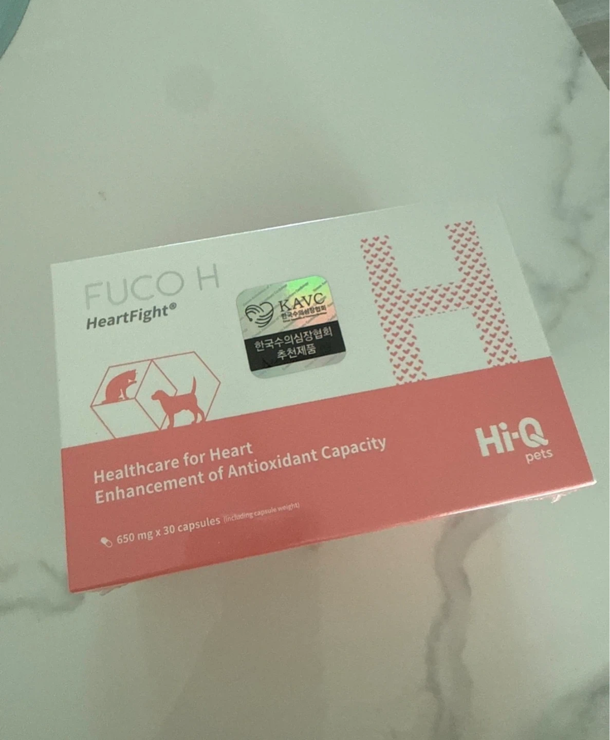 FUCO H 650mg X 30capsule 후코에이치 고용량 반려동물 심장 영양보조제 | 반려동물용품 | 당근 중고거래