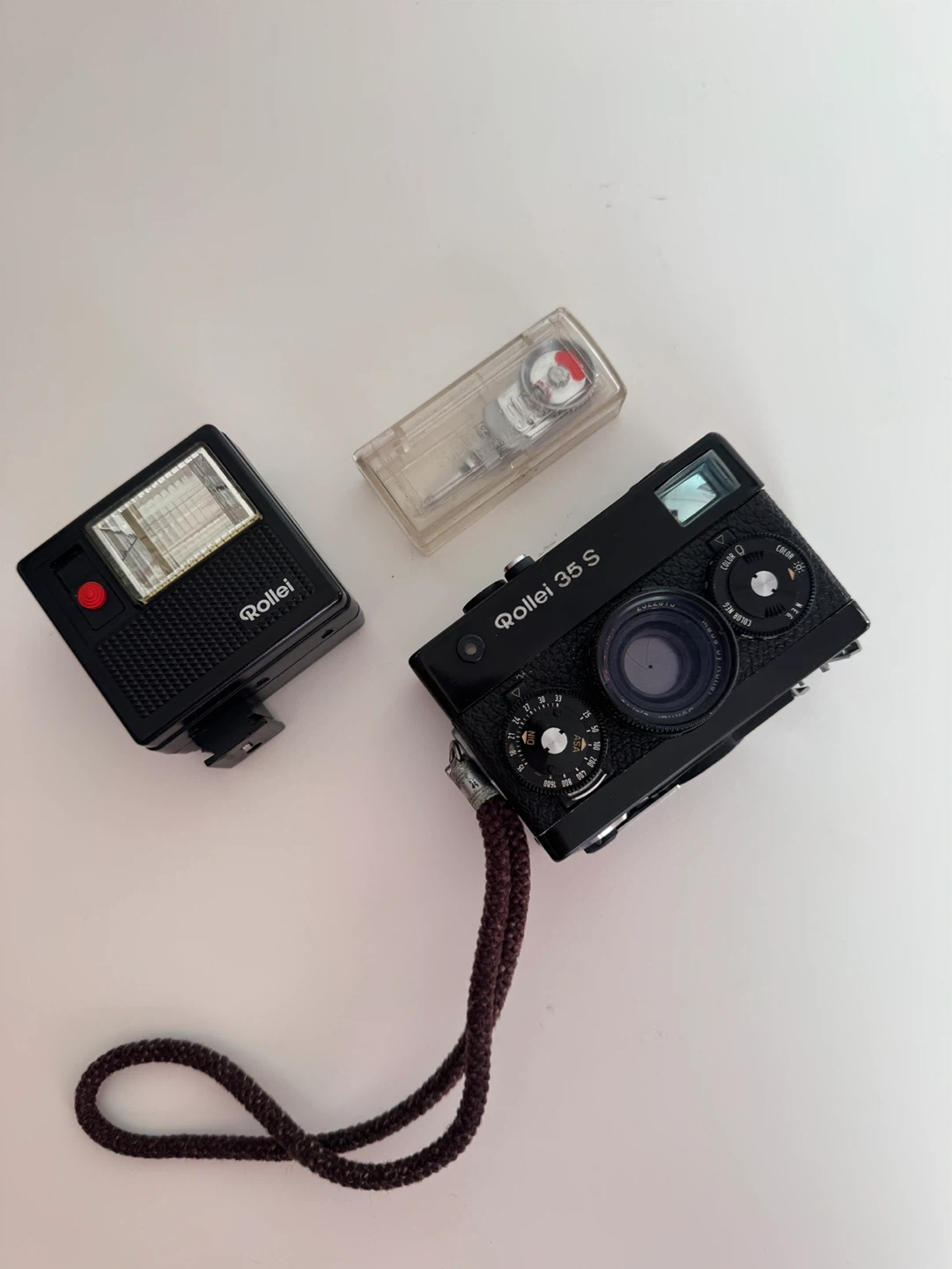 롤라이+셀프타이머+플래시 일괄 Rollei 35s | Sonnar렌즈 필름카메라 (싱가포르)