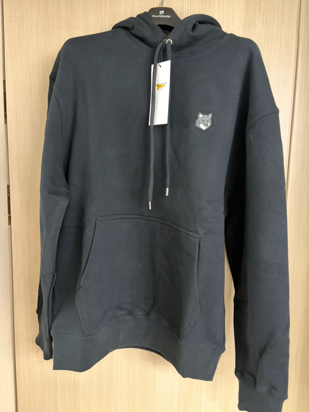 메종 폭스헤드 후드티 블랙 L,XL