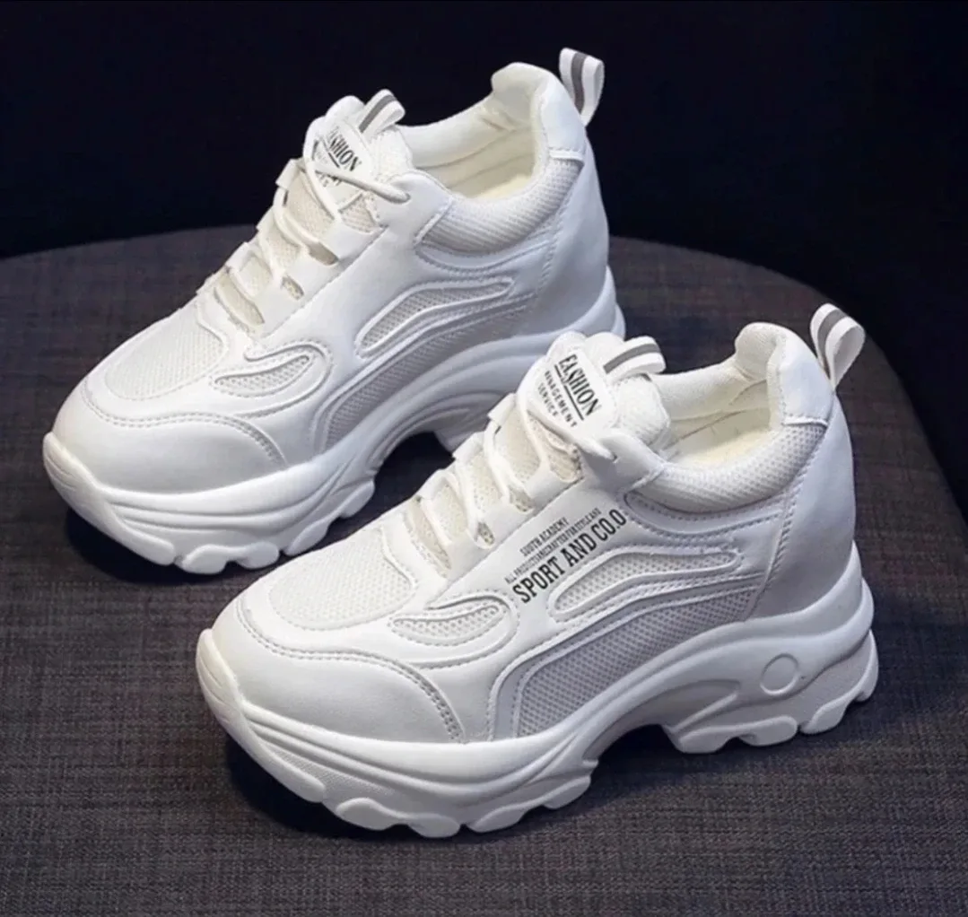 여성 6cm 키높이 운동화