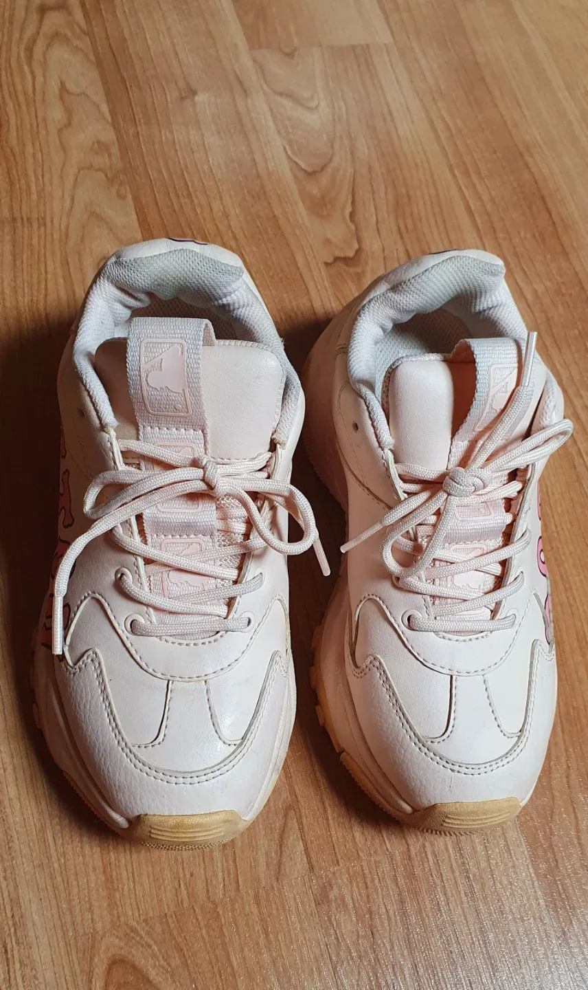 MLB 빅볼 청키 핑크 운동화 230mm