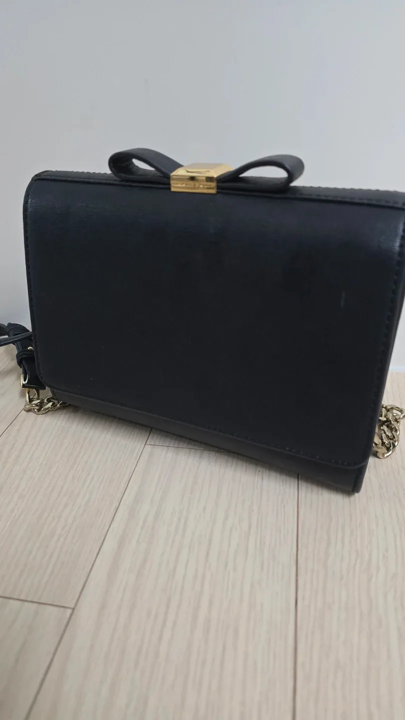 찰스앤키스 블랙 리본 체인백 숄더백🖤