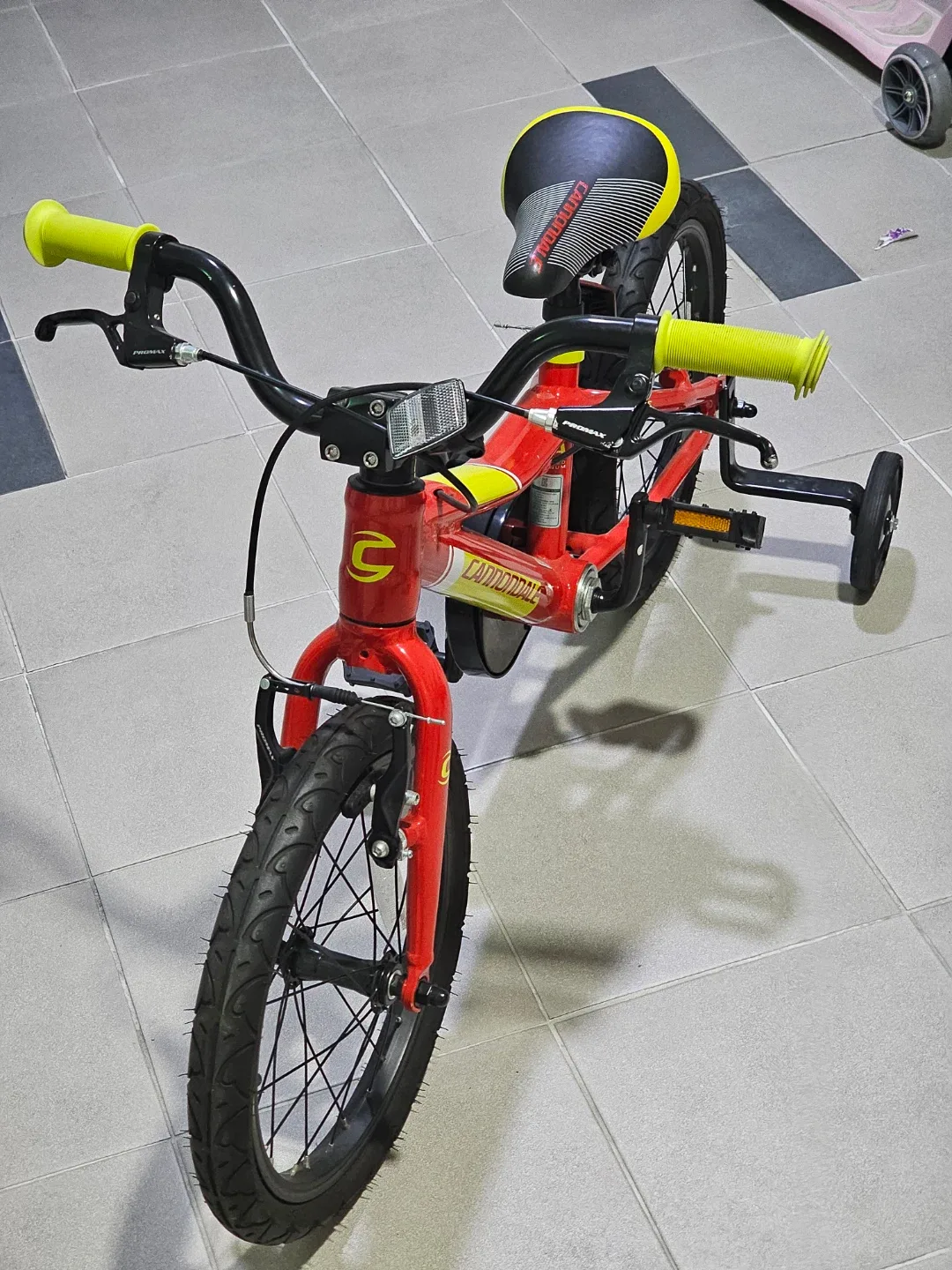 캐논데일 아동용 자전거 16인치 레드