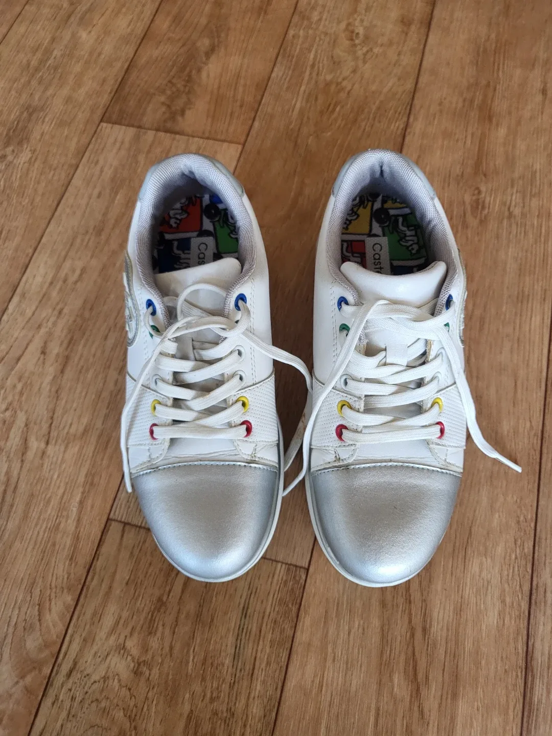 카스텔바작 화이트 골프신발