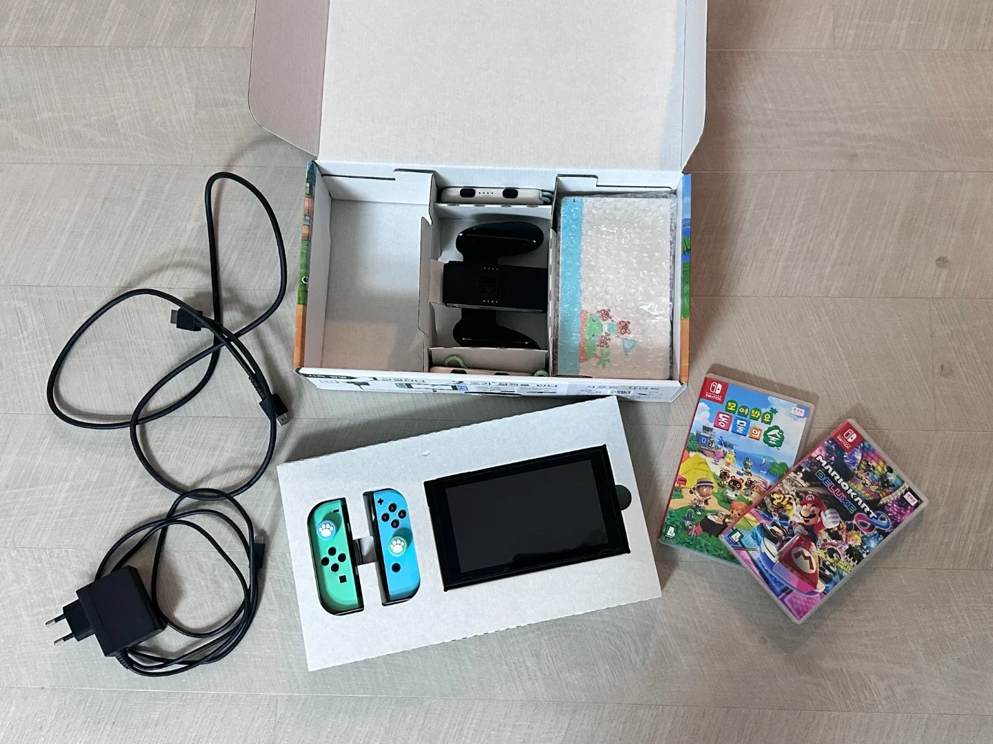 닌텐도 스위치 동물의 숲 에디션 풀박스