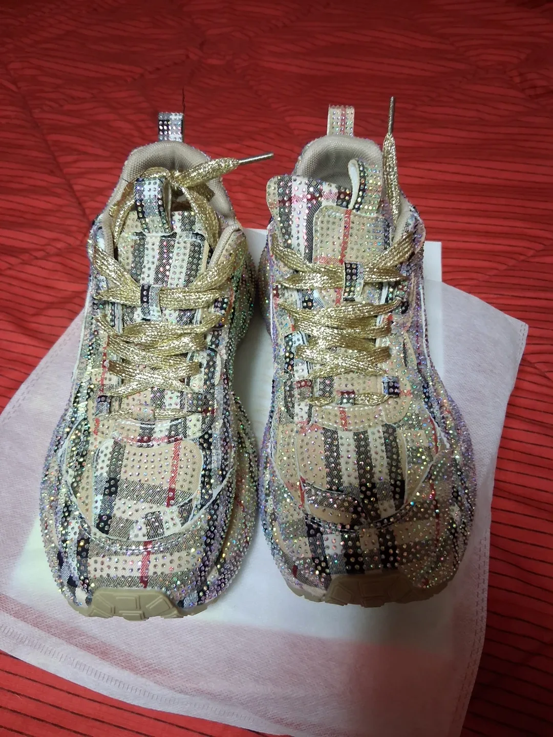 베이지 운동화 새상품