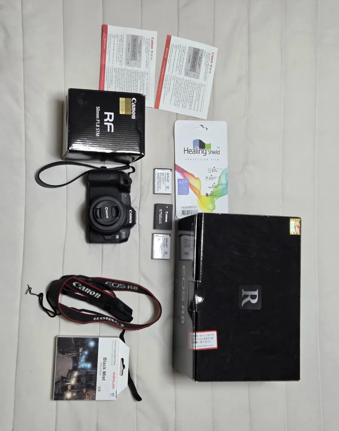 ⭐️캐논 EOS R8 , rf 50mm 1.8 풀박스