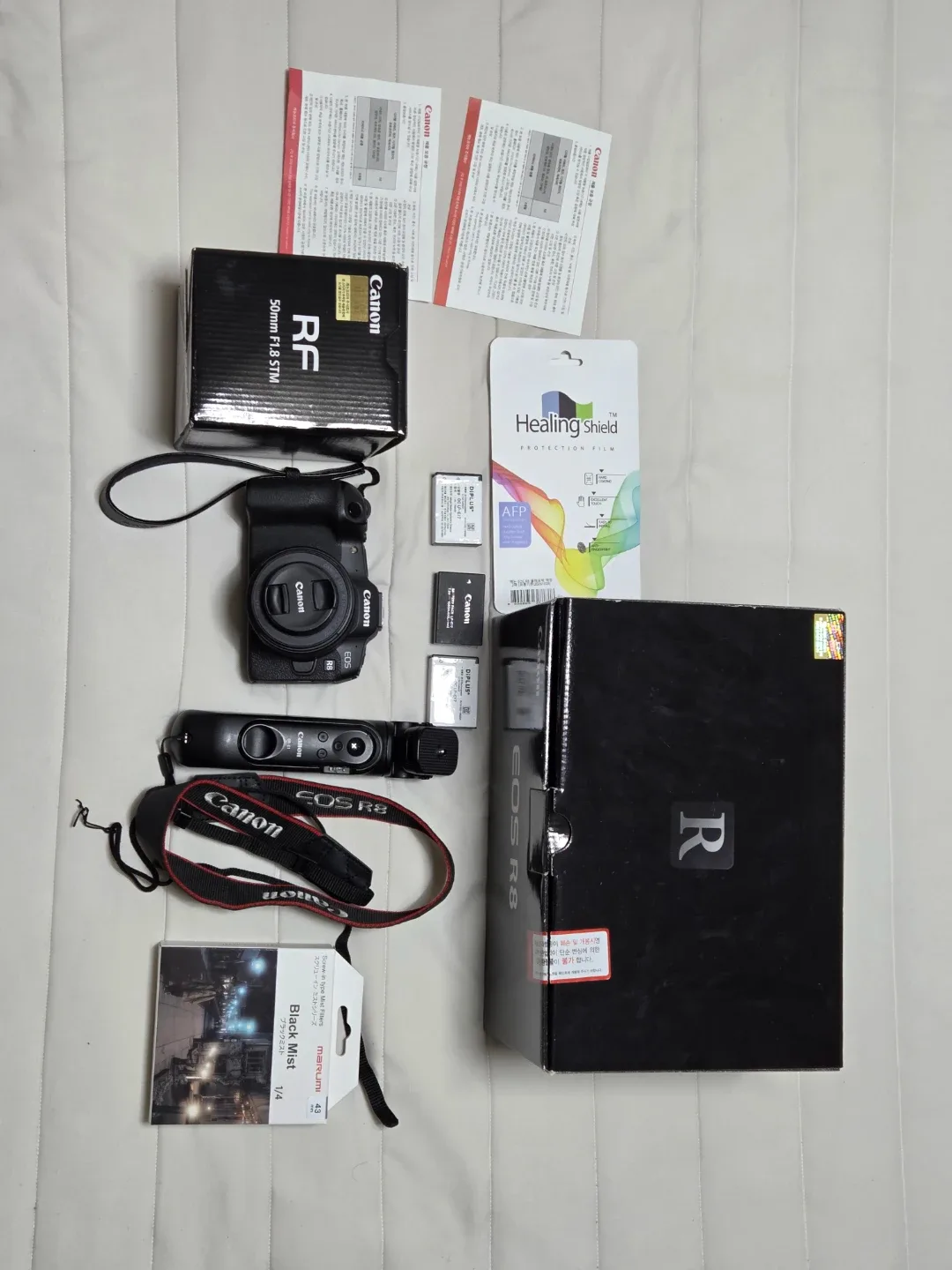 ⭐️캐논 EOS R8 , rf 50mm 1.8 풀박스