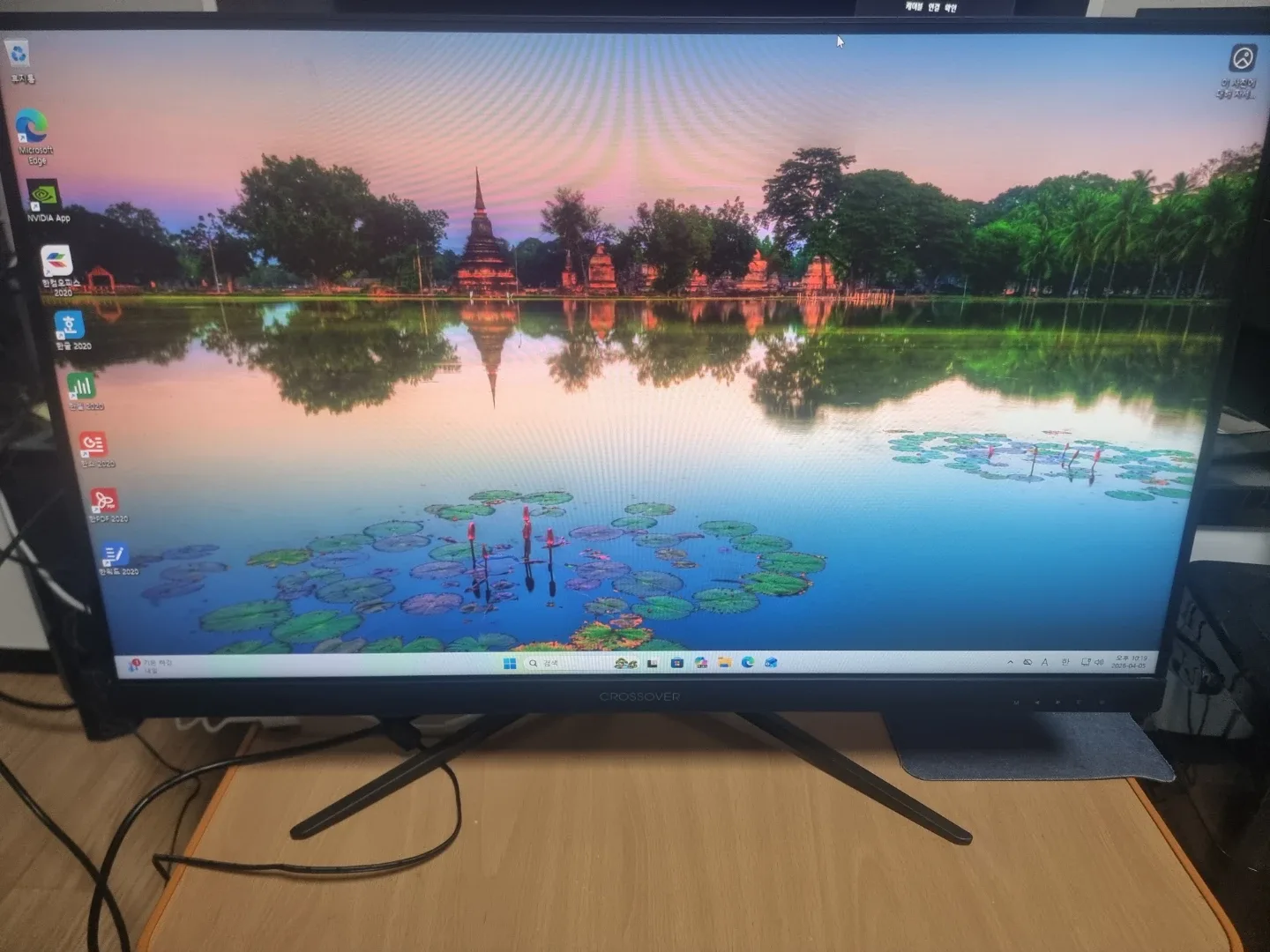 27인치LED IPS 모니터 크로스오버 F2799 FHD HDR 상태좋음