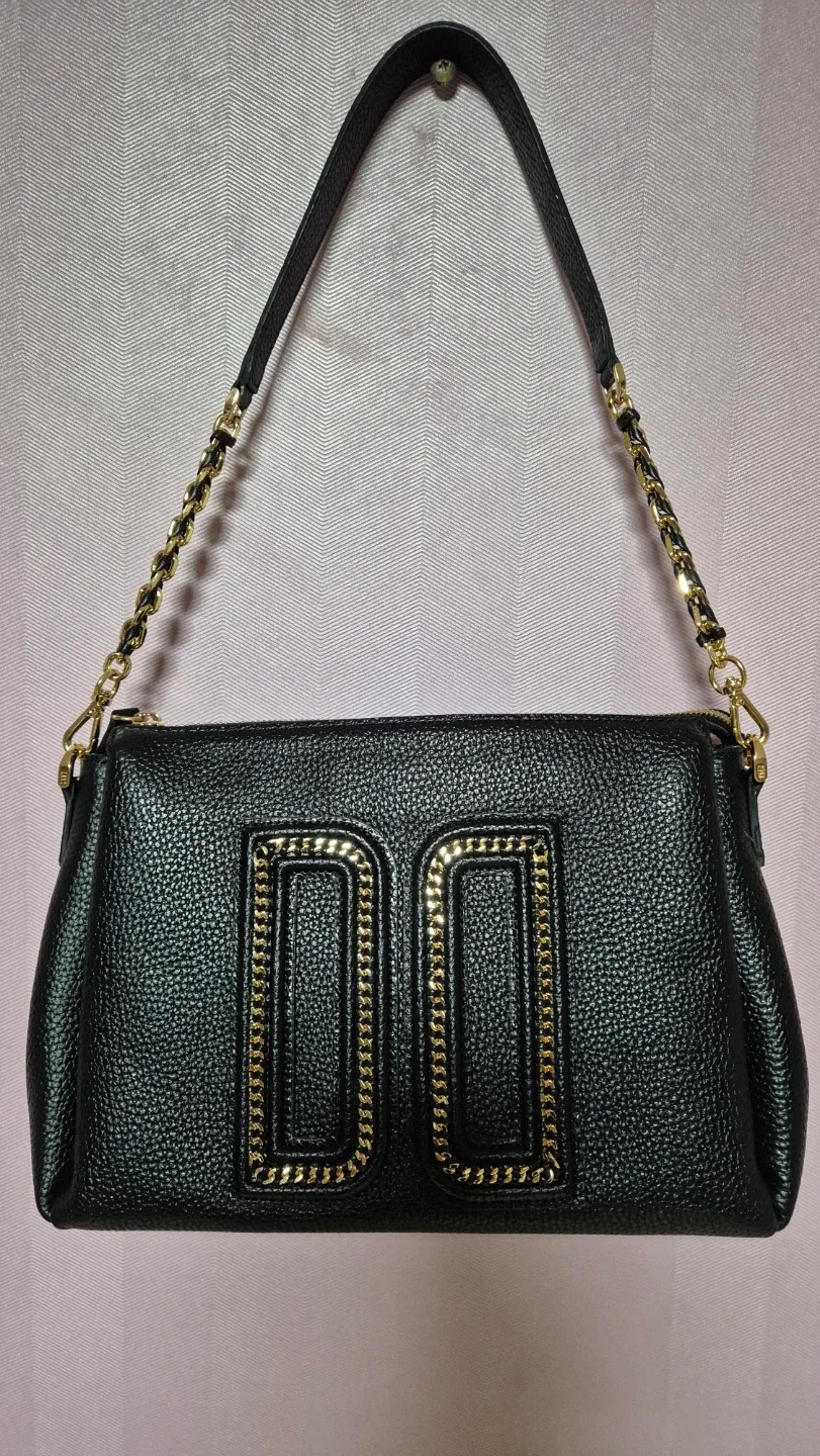 닥스 블랙 체인 숄더백