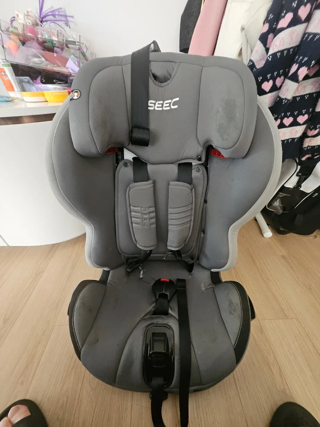 시크 주니어 카시트 그레이