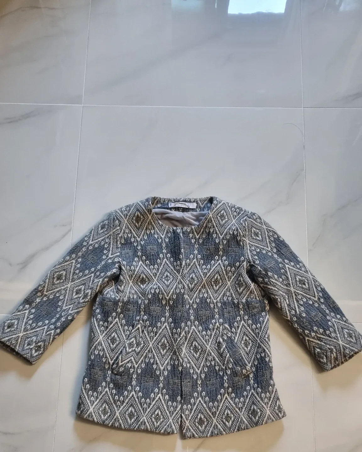 ☆macaron 패턴 코트 L사이즈