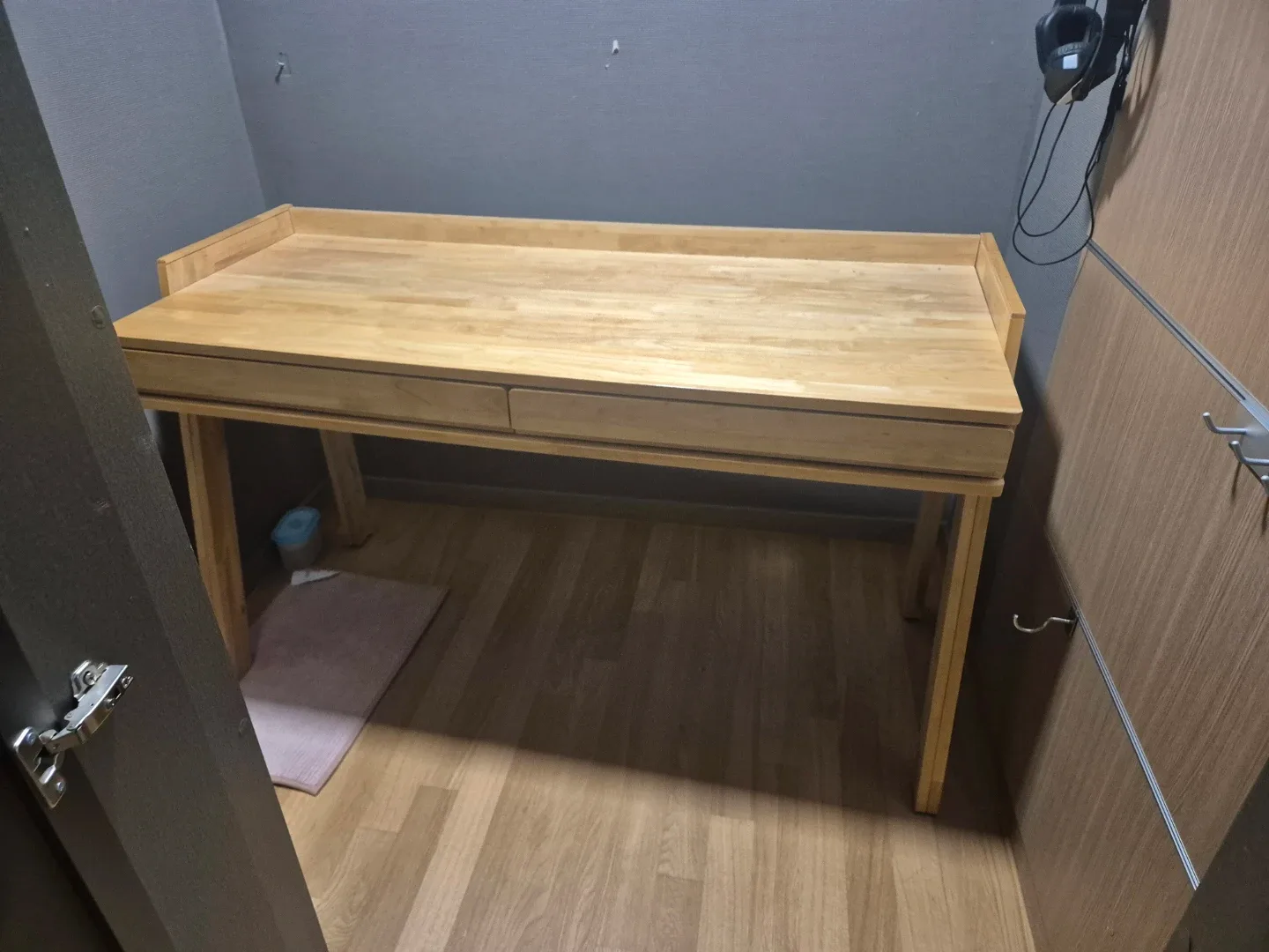 원목 서랍 책상(137*60)