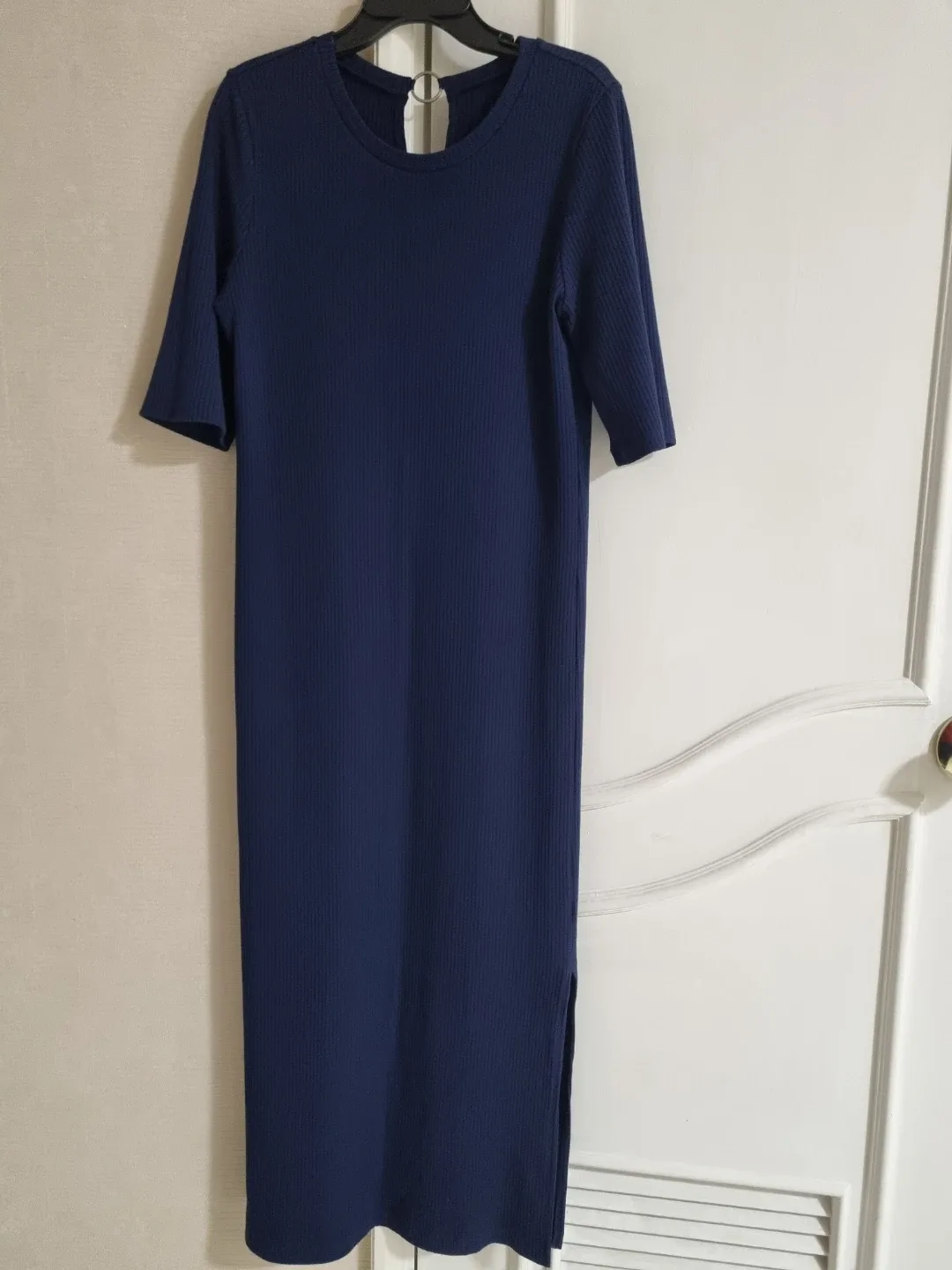 베네통 곤색 니트 원피스