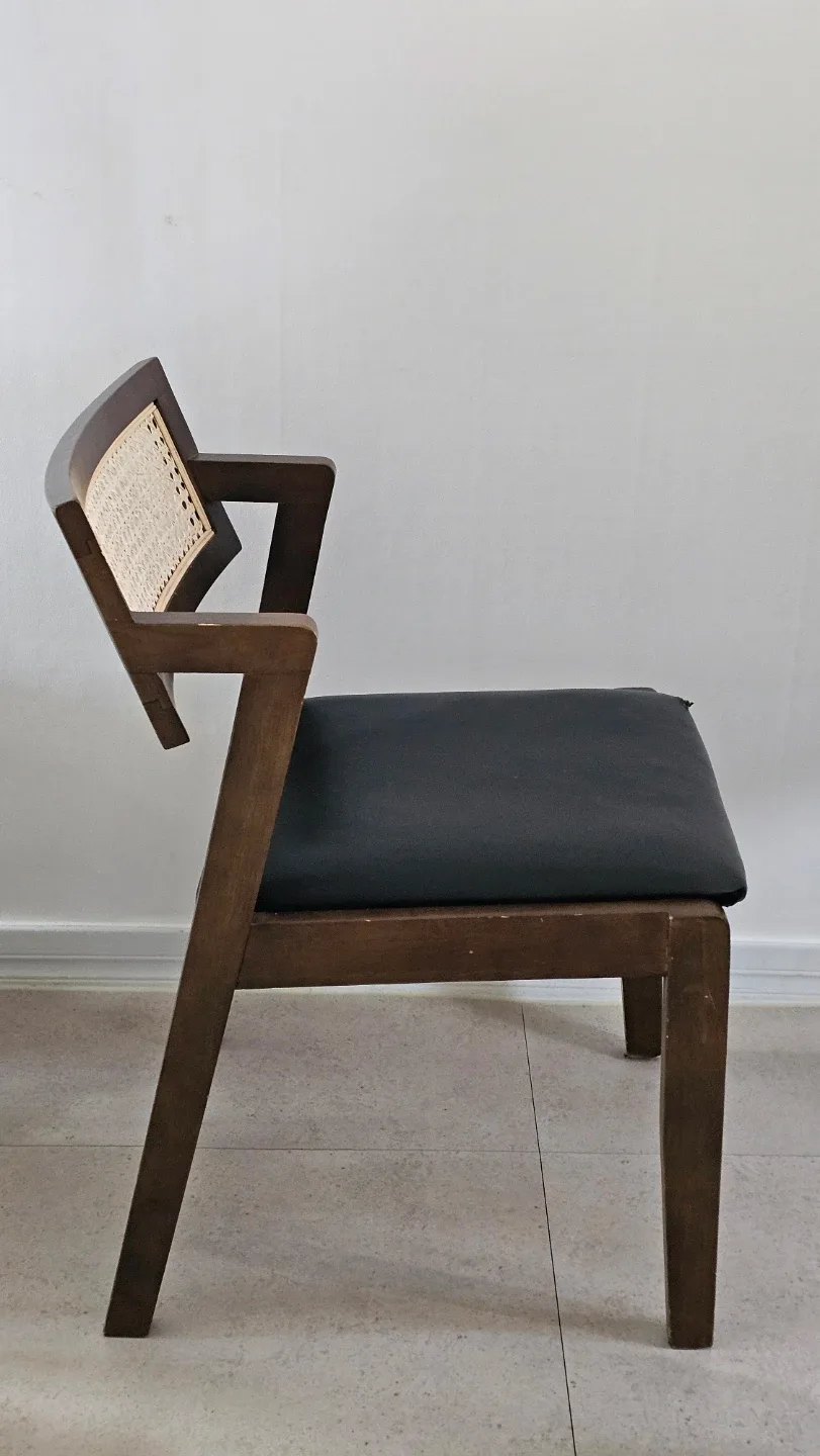 빈티지 라탄 식탁의자 3개 팝니다