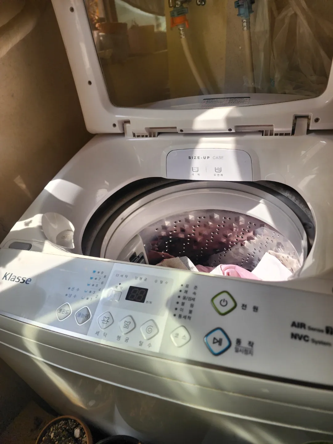 위니아 클라쎄 15kg 통돌이 세탁기
