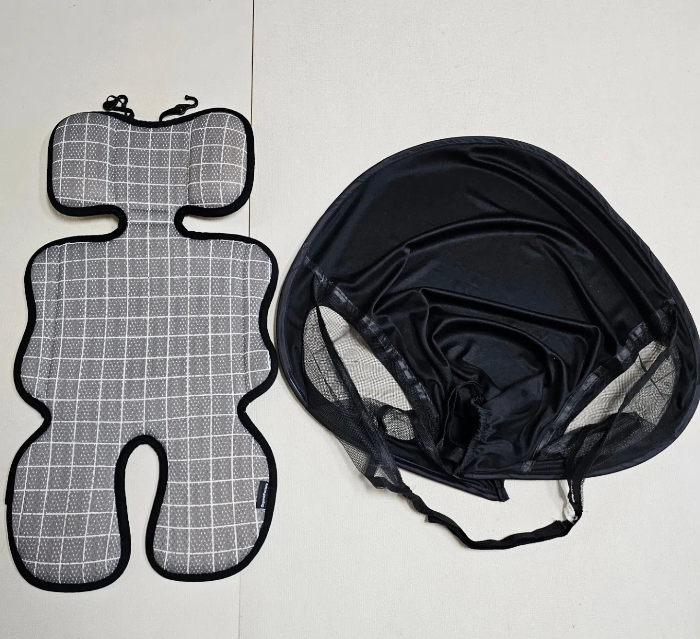 **유모차 쿨시트 + 선쉐이드 햇빛가리개 자외선차단 (상태좋음)