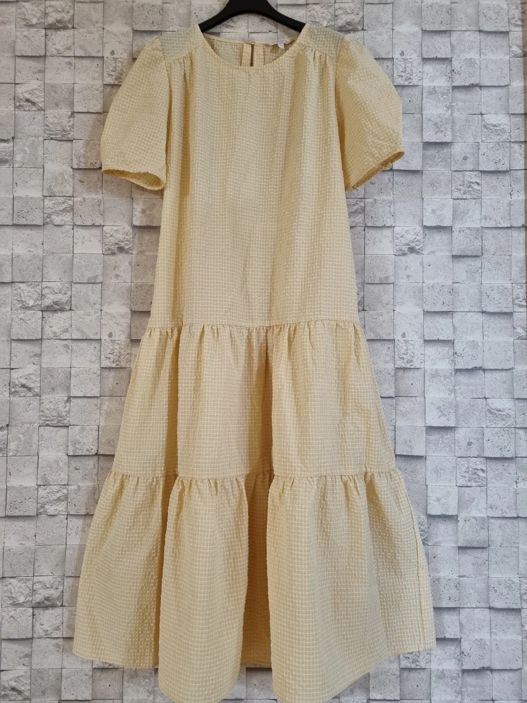 플라스틱 아일랜드 옐로우 롱원피스