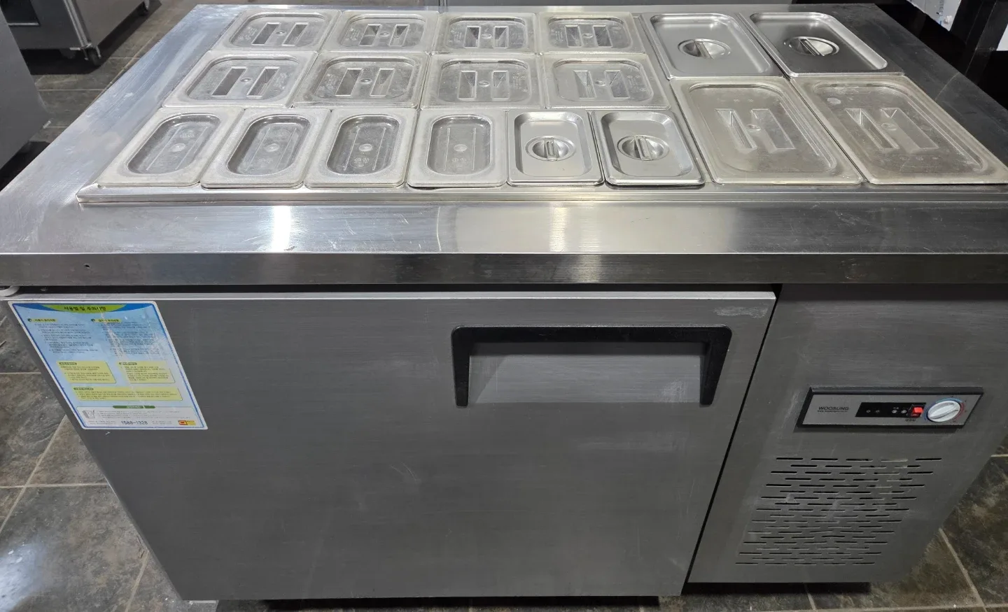 업소용 셀프 반찬냉장고