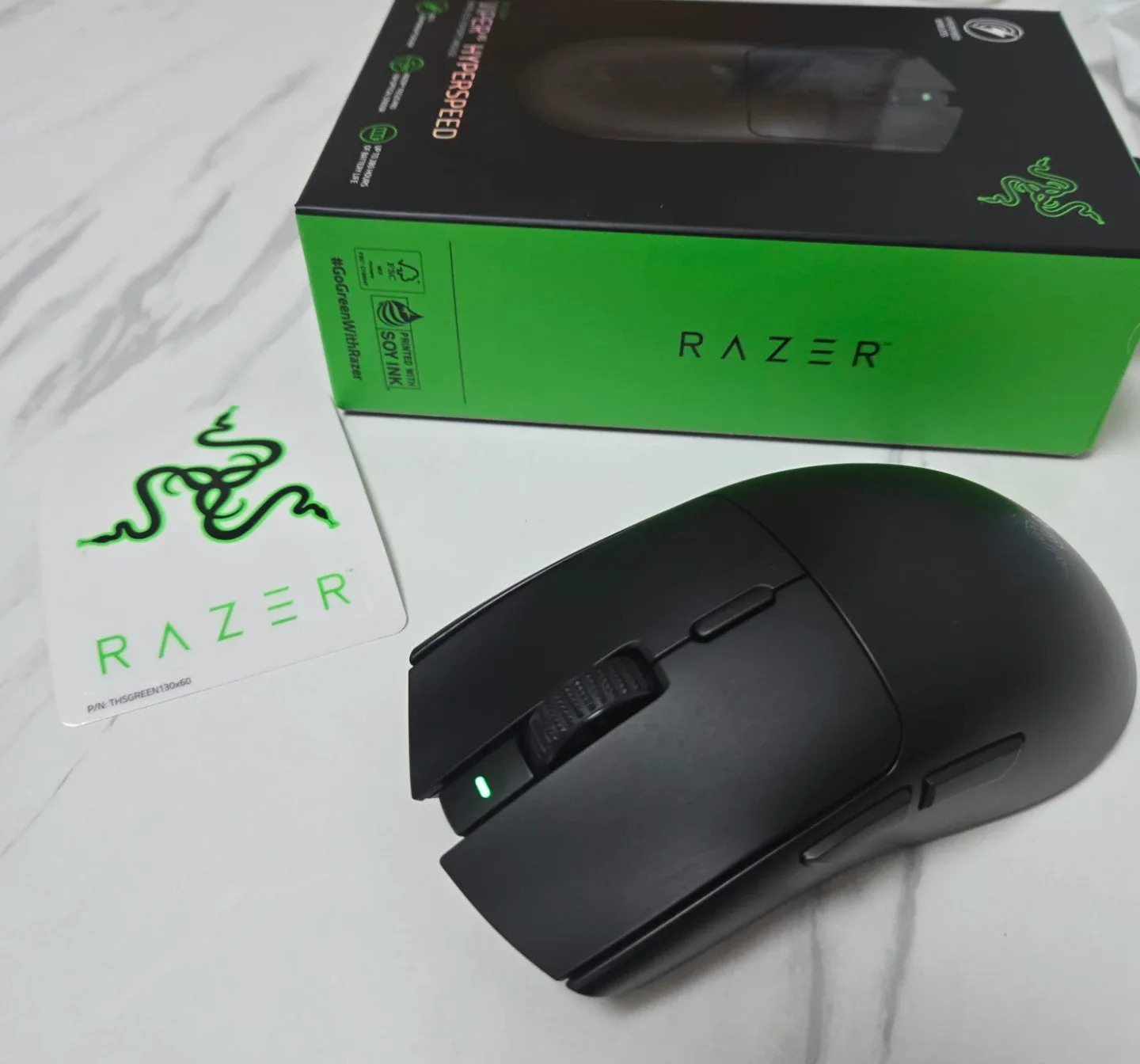 배그 Or FPS 게이밍 마우스 [레이저 바이퍼 V3 하이퍼스피드(초경량,무선)]