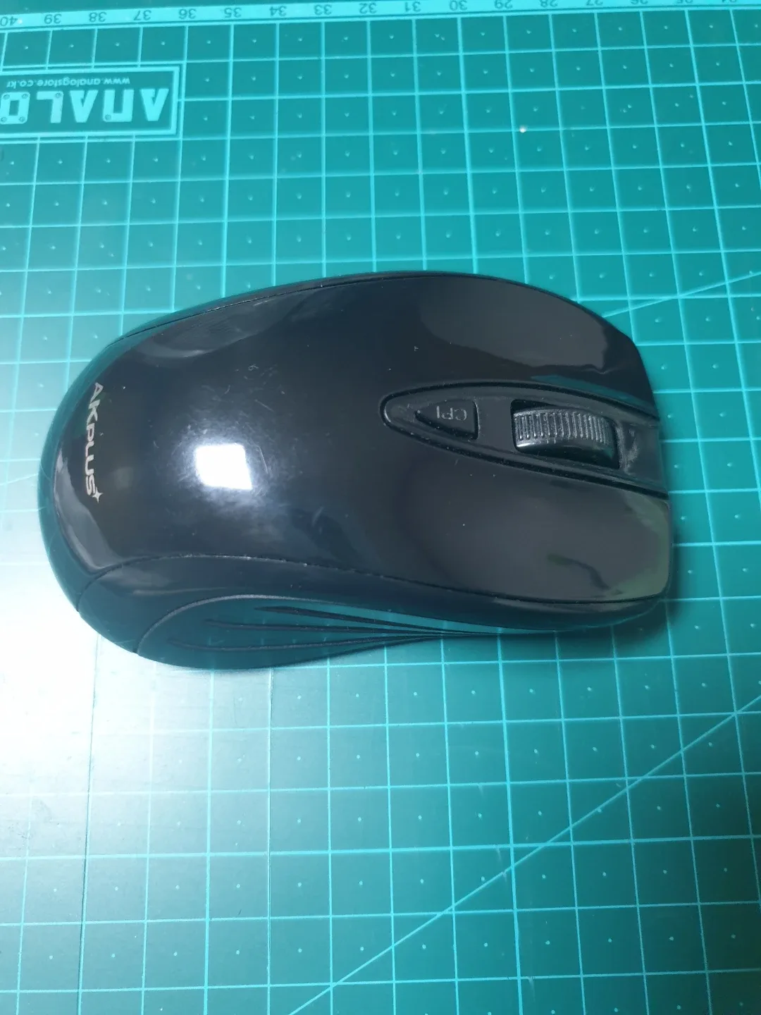 AKplus 무선 마우스 검정