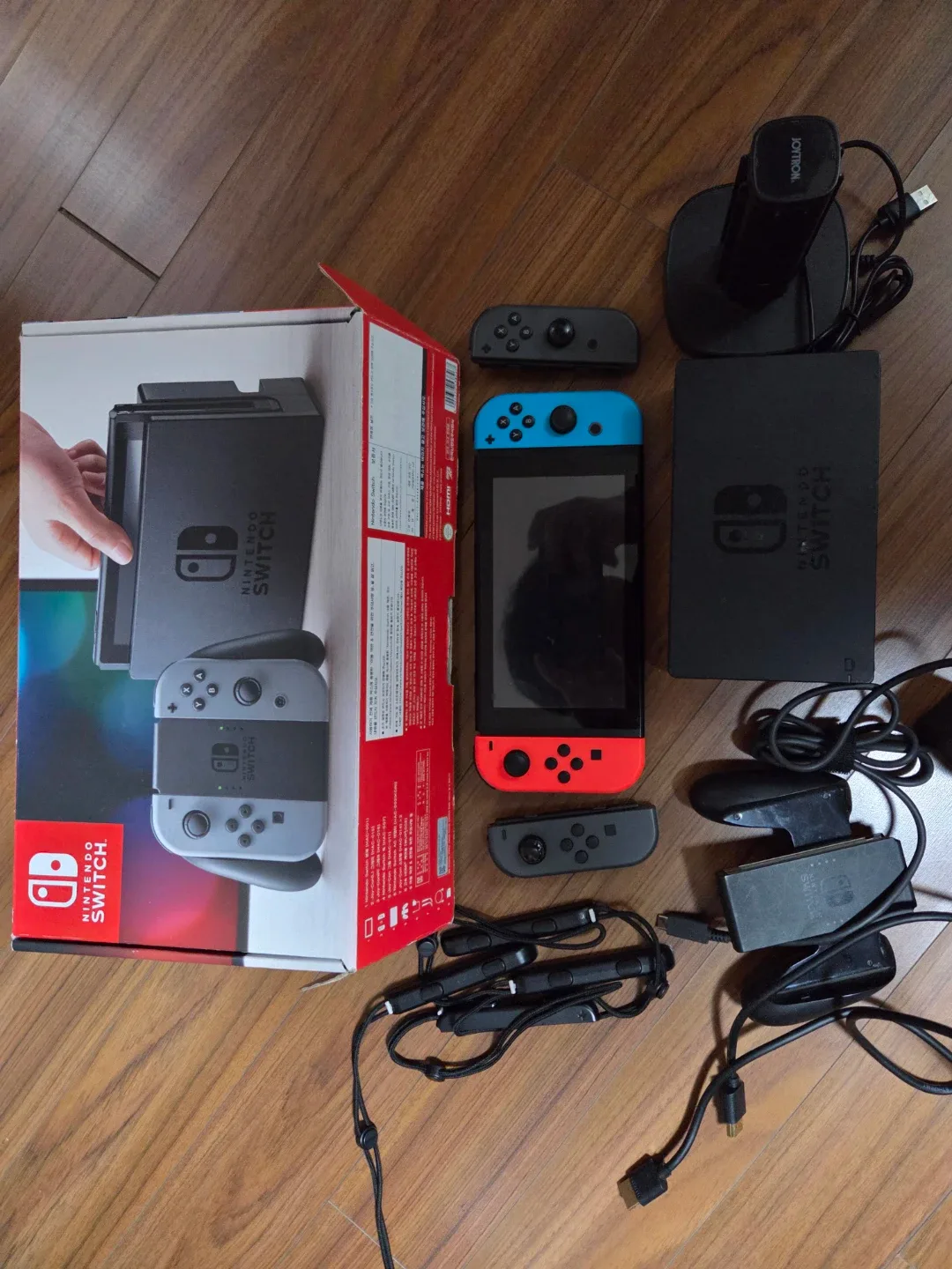 닌텐도 스위치 네온 레드/블루 풀박스