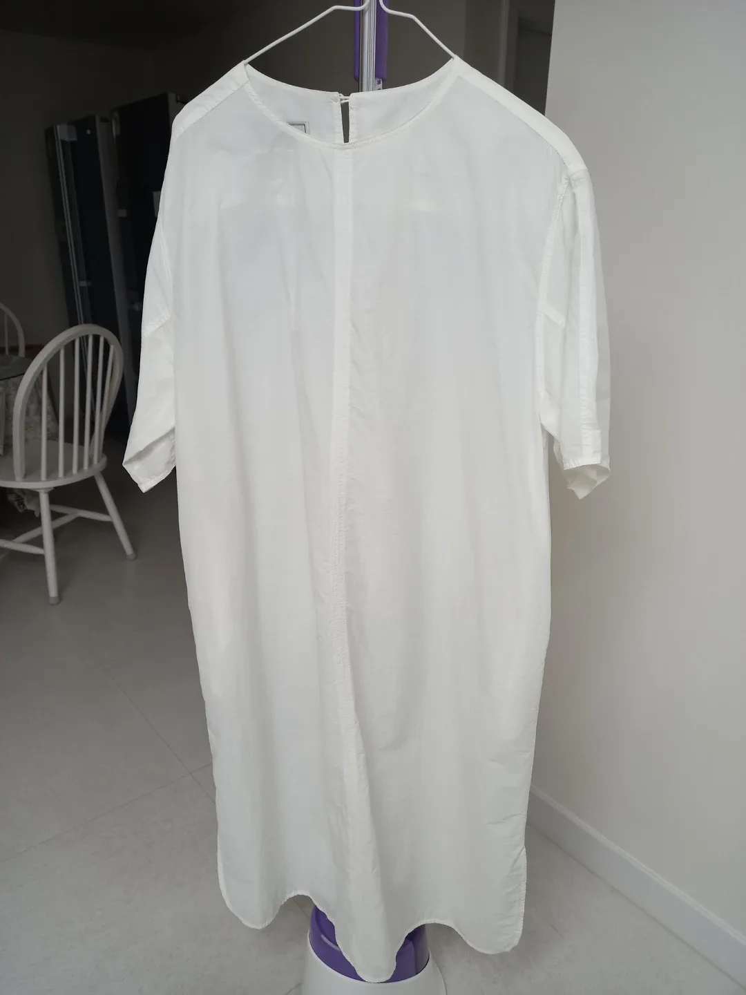 화이트 롱 원피스