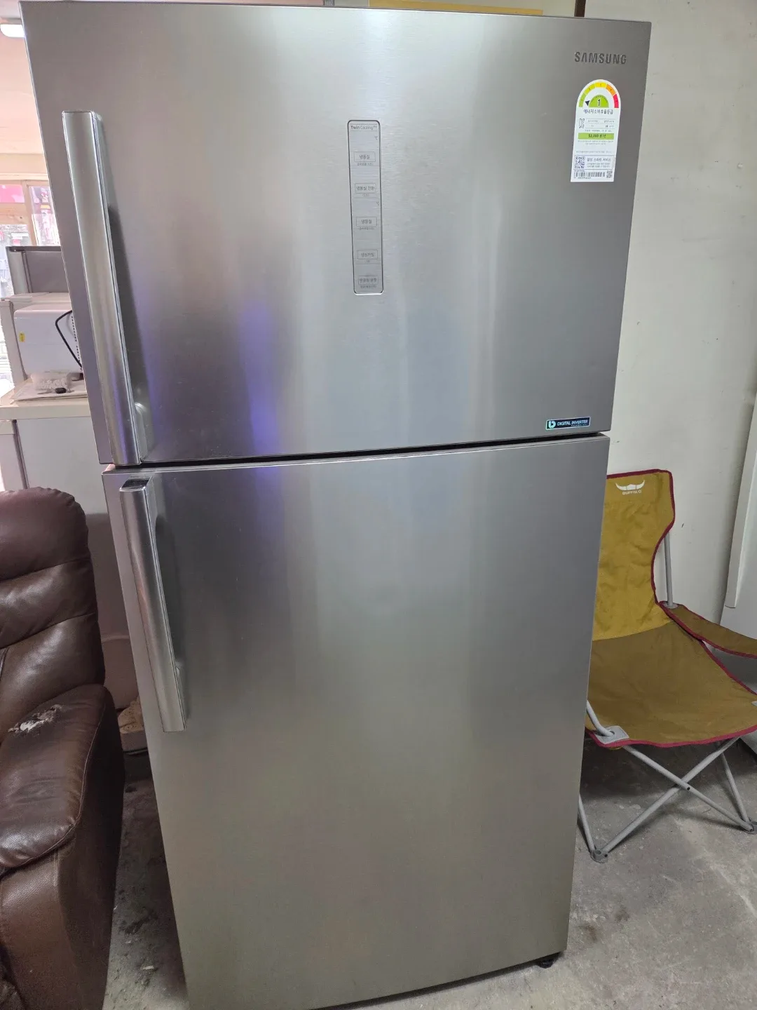삼성 2도어 냉장고 RT62K7045SL 615L