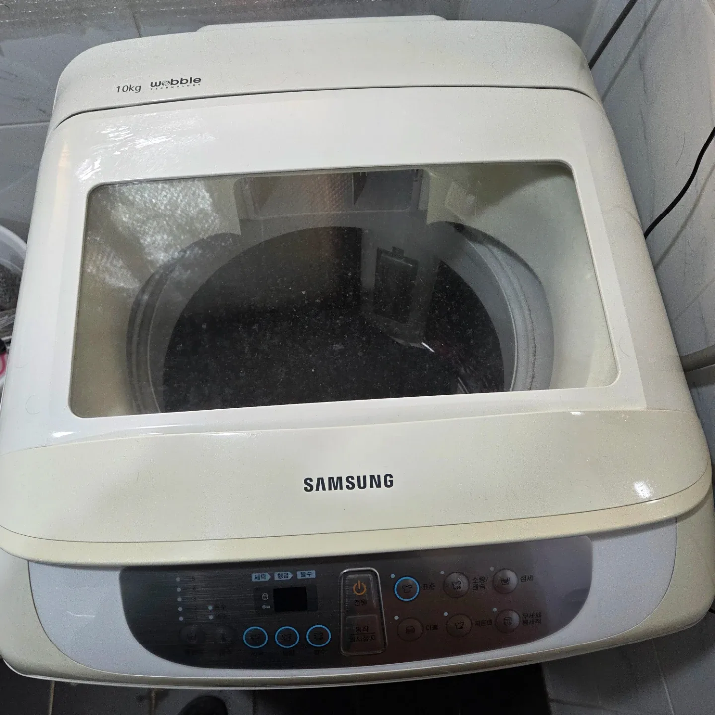 삼성 통돌이 세탁기 10kg WA10F5S2QWW