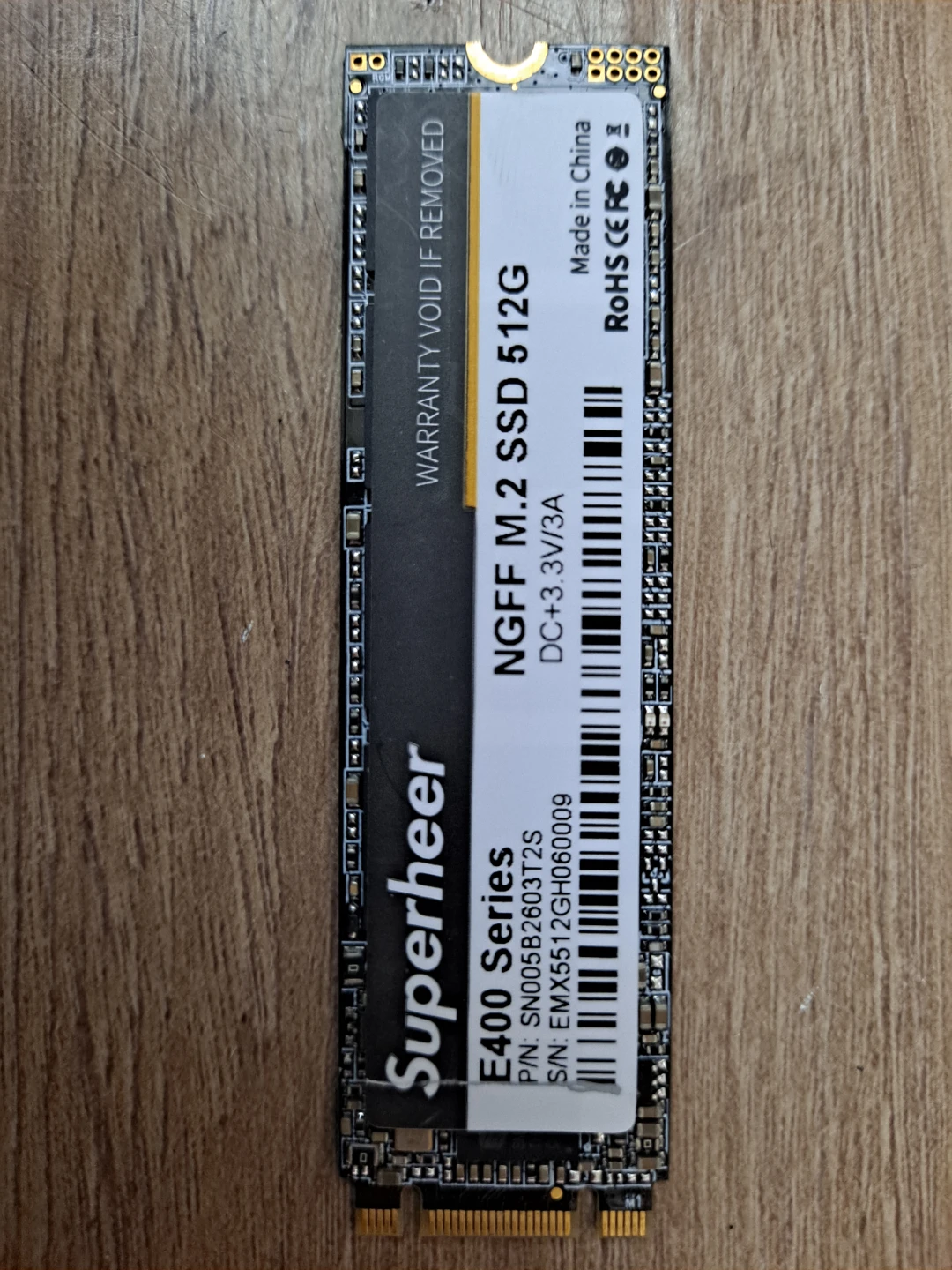 Superheer E400 M.2 SSD 512GB | 디지털기기 | 당근 중고거래